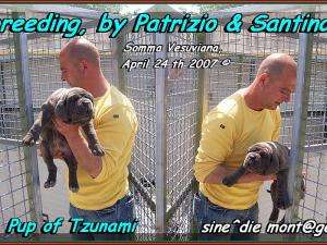 Santino Ardolino con un figlio di Tzunami,,,